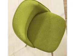 Sillas de comedor verde 50x52x83 cm HOMCOM
