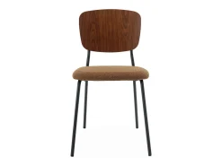 Sillas loop texturizada, set de 2 mostaza