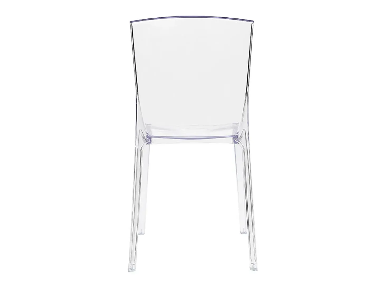 Sillas modernas transparentes lote de 2 ISLAND