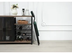 Sillas plegables de 2 piezas, sillas de comedor con cojín, acero, verde (46x47x80 cm)