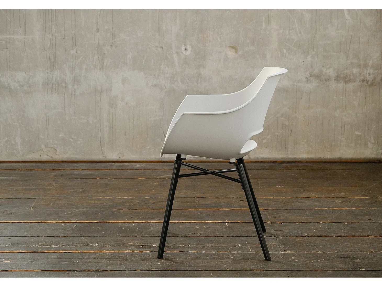 Sillón - blanco Plástico, madera - ZAJA