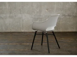 Sillón - blanco Plástico, madera - ZAJA