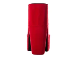 Sillón con forma de zapato de tacón terciopelo rojo ES79303