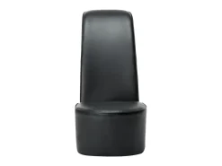 Sillón con forma de zapato de tacón cuero sintético negro ES54002