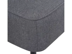 Sillón de cóctel tela gris oscuro ES59466