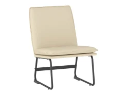 Sillón de relax tela color crema 52x75x76 cm ES46052