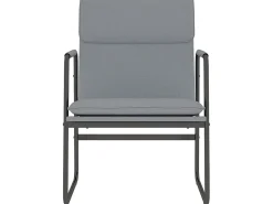 Sillón de relax tela gris claro 55x64x80 cm ES24982