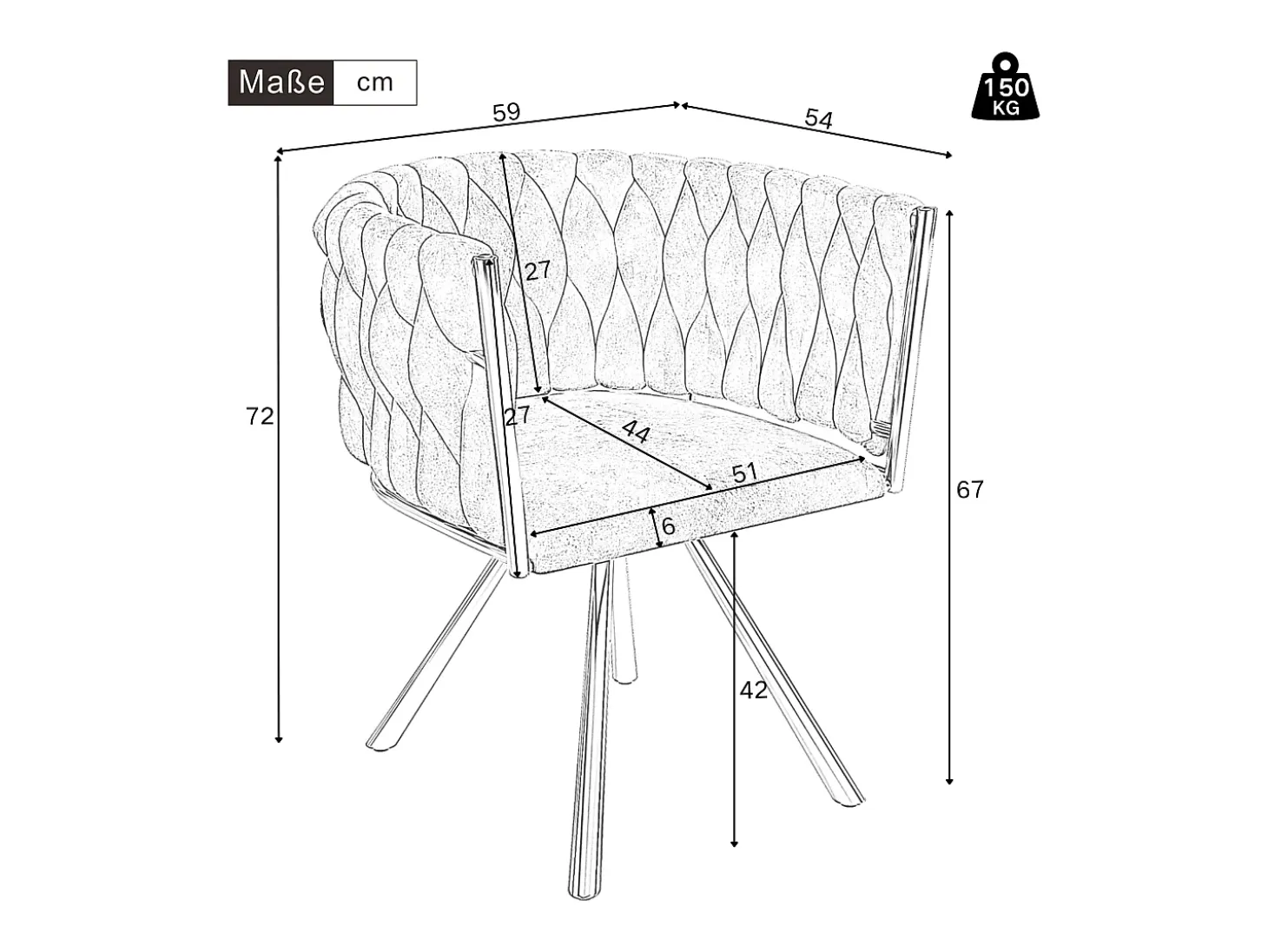 Sillón giratorio con reposabrazos, patas de metal dorado - terciopelo beige