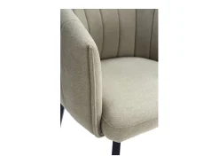 Sillón giratorio modelo Plumeti tapizado textil verde, 81cm(alto) 60cm(ancho) 61cm(largo)