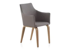 Sillón madera tapizado