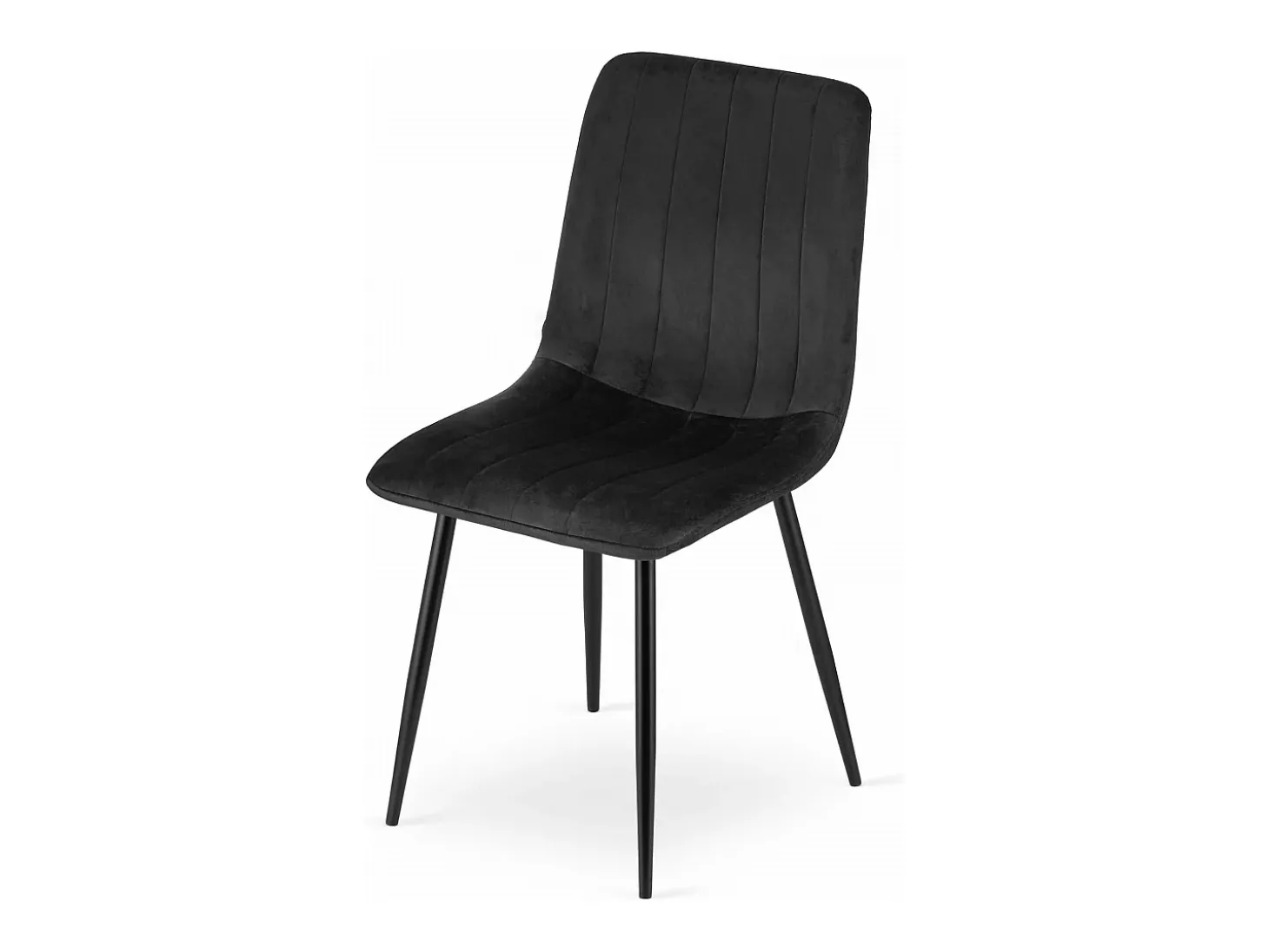Sillón Valora JEWA de terciopelo negro ergonómico para sala de estar