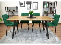 Sillón Valora PYRA de terciopelo verde oscuro, diseño moderno para sala de estar