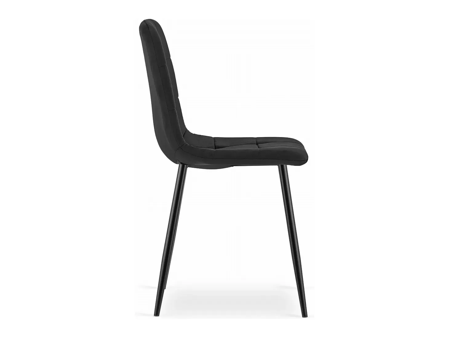 Sillón Valora PYRA de terciopelo negro, diseño moderno para sala de estar (x3)
