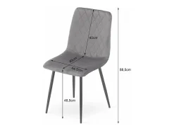 Sillón Valora TURIN de terciopelo rosa con patas de madera para sala de estar