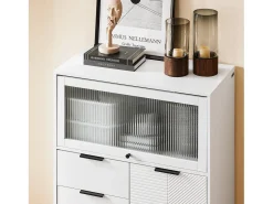 SoBuy FSB94-W Aparador Multifuncional para Pasillo salón y Cocina