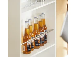 SoBuy Mesa Alta de Cocina Blanca para Espacios Pequeños