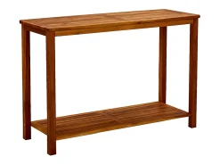 Sophie-Mariane Mesa consola de jardín madera maciza de acacia 110x40x75 cm