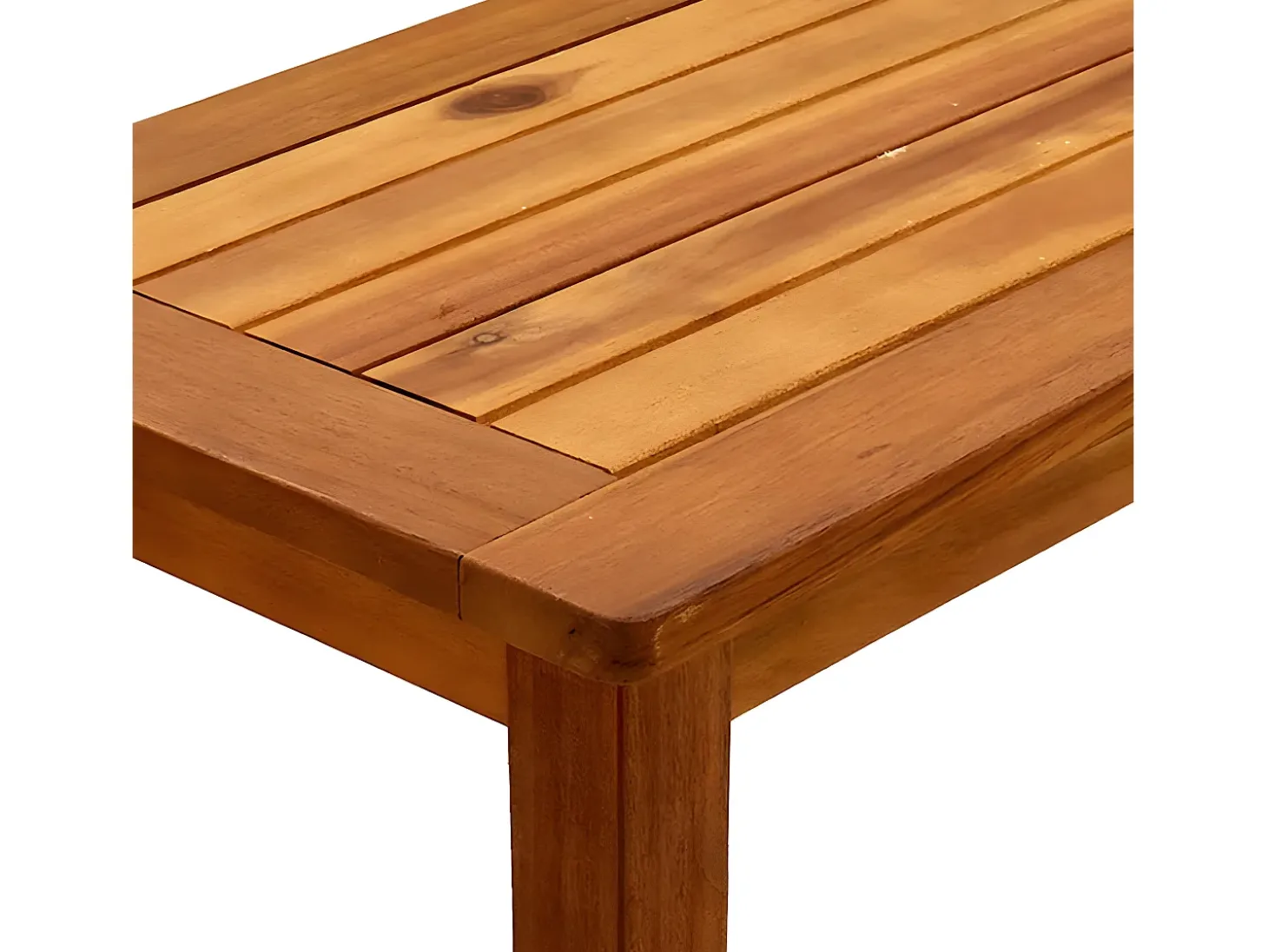 Sophie-Mariane Mesa consola de jardín madera maciza de acacia 80x35x75 cm