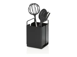Soporte para utensilios de cocina de metal Kadax - Negro