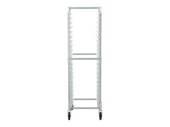 Soporte SucceBuy para Pan Comercial para 20 Hojas, Parrillas de Cocina de Aluminio con Ruedas de Freno
