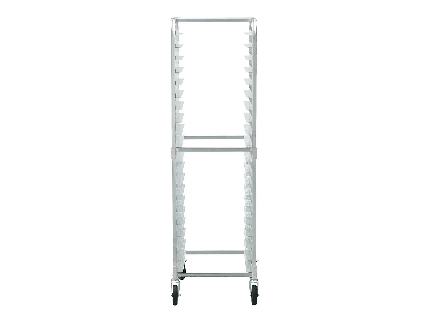 Soporte SucceBuy para Pan Comercial para 20 Hojas, Parrillas de Cocina de Aluminio con Ruedas de Freno