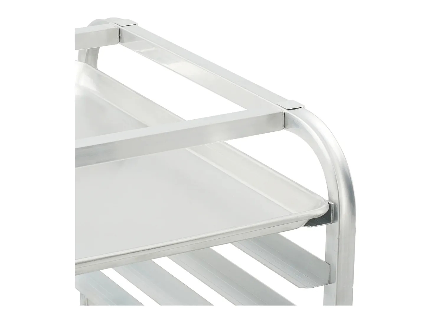 Soporte SucceBuy para Pan Comercial para 20 Hojas, Parrillas de Cocina de Aluminio con Ruedas de Freno