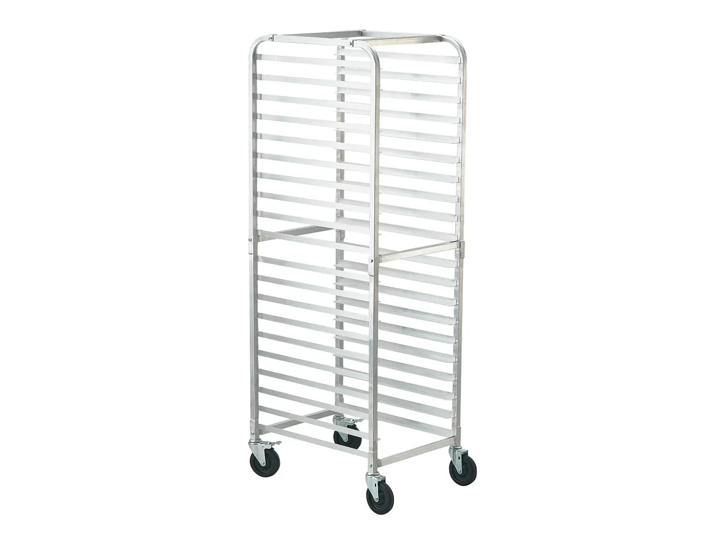 Soporte SucceBuy para Pan Comercial para 20 Hojas, Parrillas de Cocina de Aluminio con Ruedas de Freno