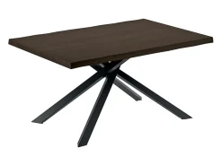 Spike - Mesa extensible (160/240 x 90 cm) en fresno negro