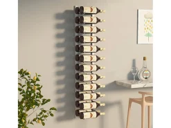 St. Petersburg Botellero de pared para 24 botellas erro blanco