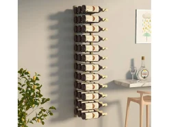 St. Petersburg Botellero de pared para 36 botellas erro dorado