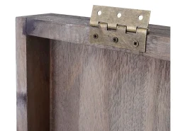 Tabla vibratoria decorativa, marrón