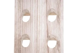 Tabla vibratoria decorativa, marrón natural