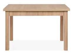 Table à manger extensible 6 à 8 personnes effet chêne 120/200 cm - Louca