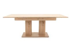 Table a manger extensible - Décor chene artisan - L140/220 x P 90 x H 80 cm