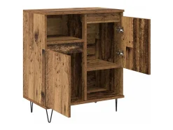 Tableros Lateral 2 piezas Madera vieja 120 x 35 x 70 cm