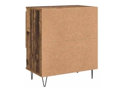 Tableros Lateral 2 piezas Madera vieja 120 x 35 x 70 cm