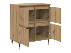 Tableros Lateral 3 piezas Roble artisan 180 x 35 x 70 cm