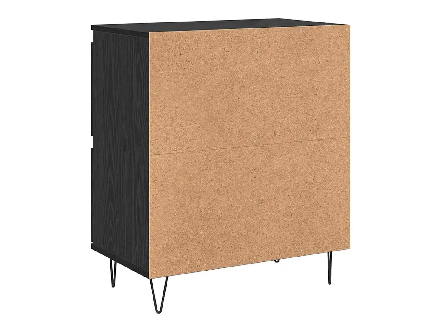 Tableros Lateral 2 piezas Roble negro 120 x 35 x 70 cm