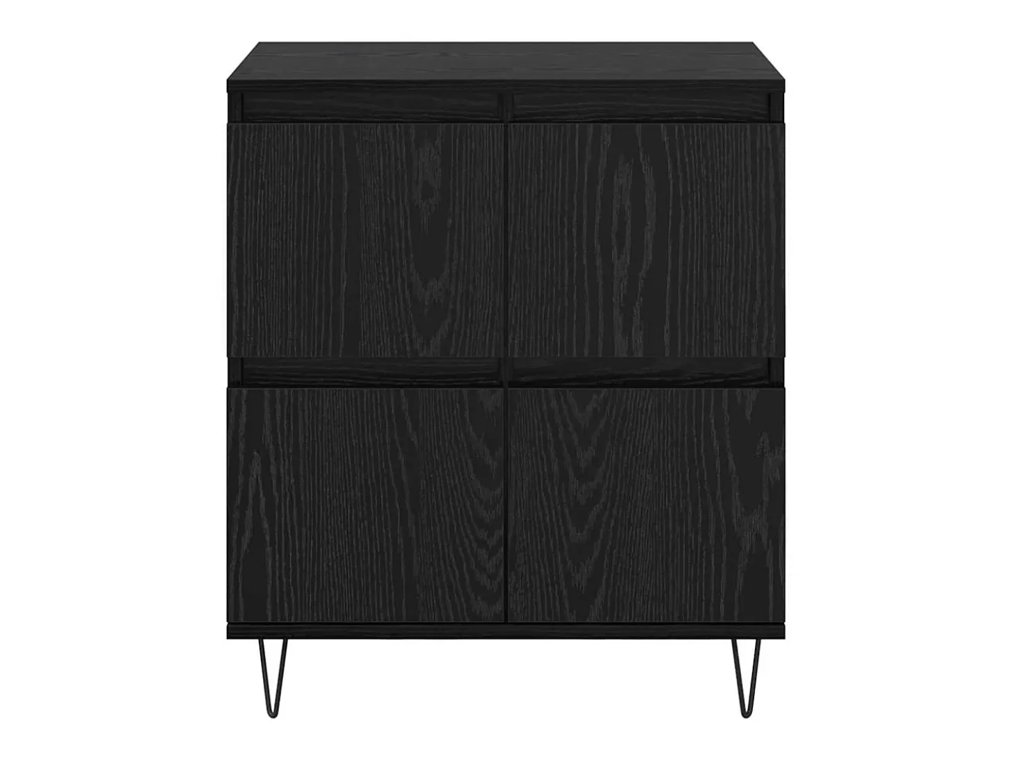 Tableros Lateral 2 piezas Roble negro 120 x 35 x 70 cm