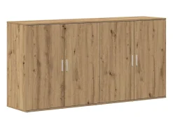 Tableros Lateral 2 piezas Roble artisan 79 x 38 x 80 cm