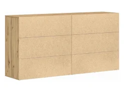Tableros Lateral 2 piezas Roble artisan 79 x 38 x 80 cm