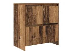 Tableros Lateral 2 piezas Madera vieja 70 x 41 x 75 cm