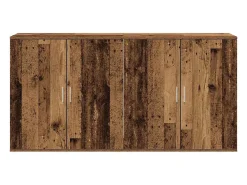 Tableros Lateral 2 piezas Madera vieja 79 x 38 x 80 cm