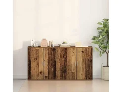 Tableros Lateral 2 piezas Madera vieja 79 x 38 x 80 cm