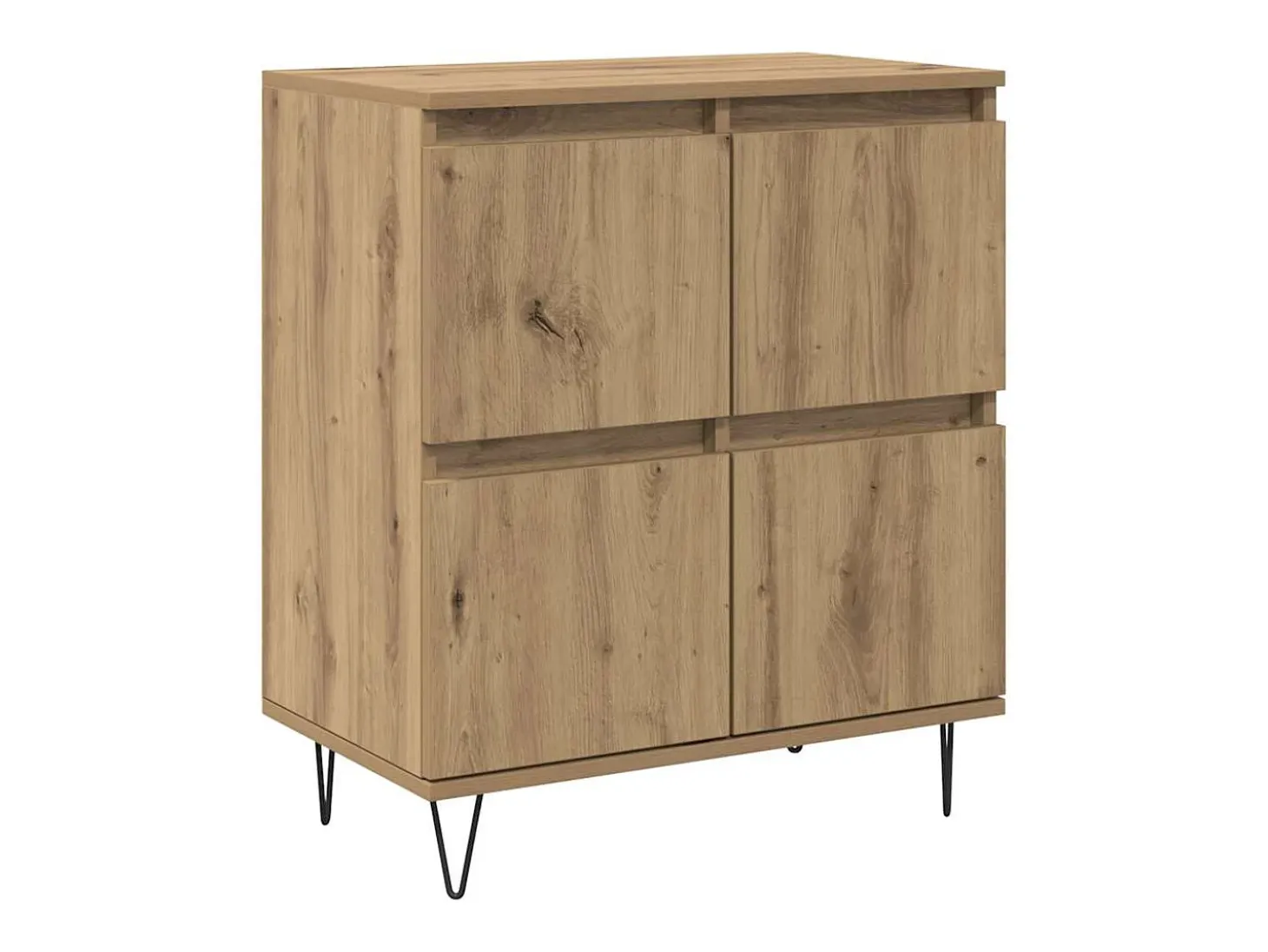 Tableros Lateral 3 piezas Roble artisan 180 x 35 x 70 cm