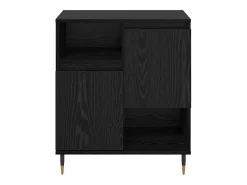 Tableros Lateral 2 piezas Roble negro 120 x 35 x 70 cm