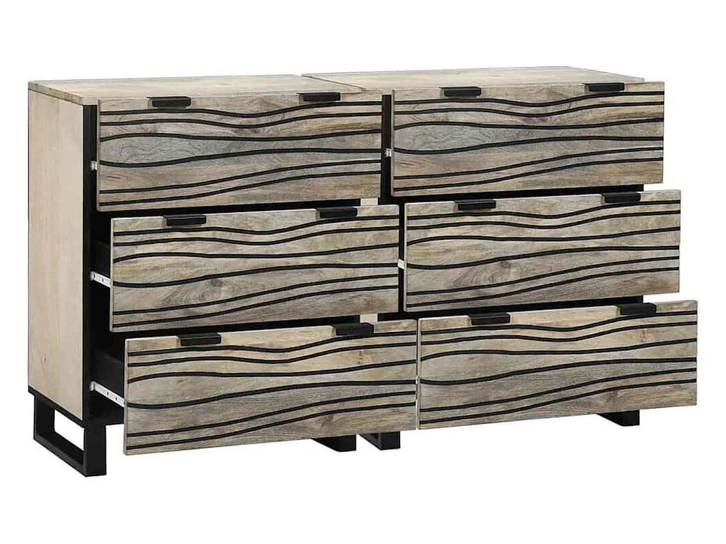 Tableros Lateral con cajón 2 piezas 60 x 33.5 x 75 cm