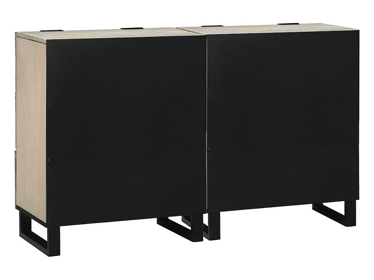 Tableros Lateral con cajón 2 piezas 60 x 33.5 x 75 cm