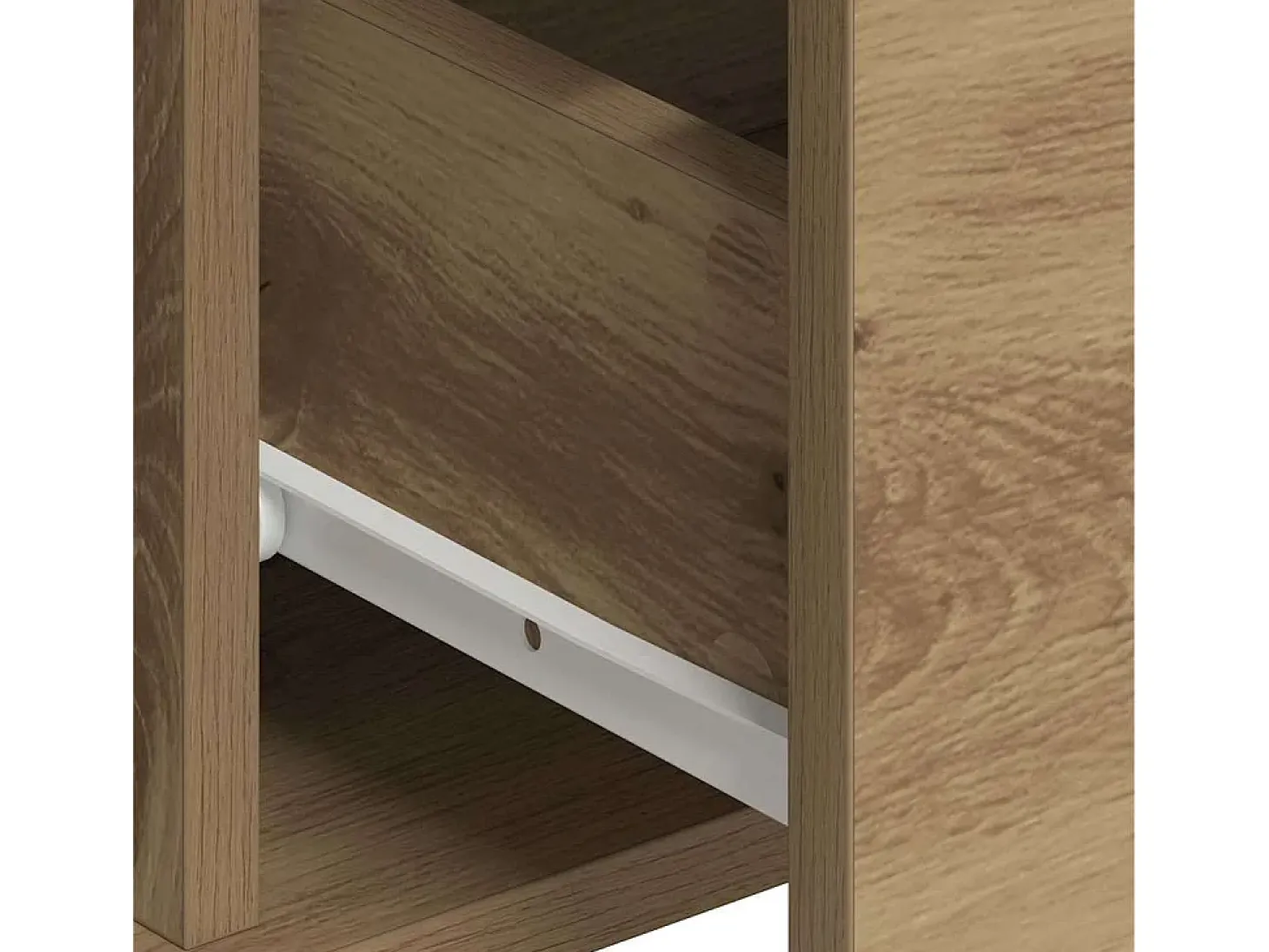 Tableros Lateral con cajón 2 piezas Roble artisan 60 x 31 x 84 cm