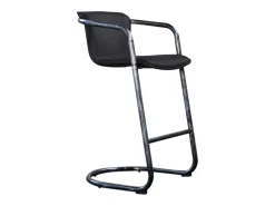 Taburete - Negro piel - TRIVIA